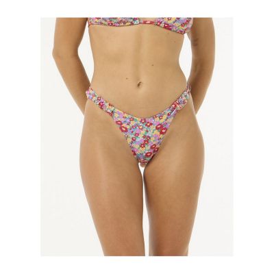 Majtki kąpielowe RIP CURL Las Flores High Leg Skimpy turkusowe