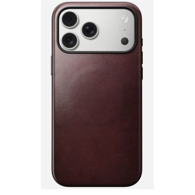 3. Nomad Modern Leather Case pokrowiec na telefon komórkowy 17,5 cm (6.9") Bordowy