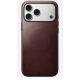 3. Nomad Modern Leather Case pokrowiec na telefon komórkowy 17,5 cm (6.9") Bordowy