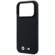 6. Etui BMW M Quadrille Kevlar Metal Logo MagSafe na iPhone 17 Pro Max / 18 Pro Max - czarne