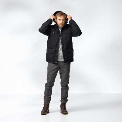 8. Kurtka zimowa outdoorowa męska Fjällräven Greenland Winter Jacket M Dark Navy granatowa (F87122-555)
