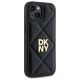 4. Etui DKNY Quilted Stack Logo na iPhone 15 - czarne