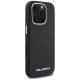 4. Etui Karl Lagerfeld Saffiano Full Wrapped Elongated Metal Logo MagSafe na iPhone 16 Pro - czarne