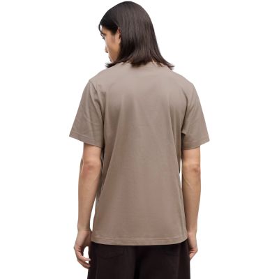 4. Koszulka męska Puma Wardrobe Ess Tee ciemnobeżowa 629644 81