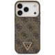 3. Etui Guess 4G Triangle Logo MagSafe na iPhone 17 Pro / 18 Pro - brązowe