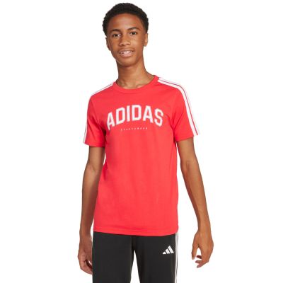 4. Koszulka dla dzieci adidas Codes Collegiate Graphic czerwona JI6673