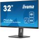 4. iiyama ProLite XUB3293UHSN-B5 monitor komputerowy 80 cm (31.5") 3840 x 2160 px 4K Ultra HD LCD Czarny