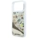 6. Etui Karl Lagerfeld Liquid Glitter Beach & Sand na iPhone 17 Pro Max / 18 Pro Max - beżowe