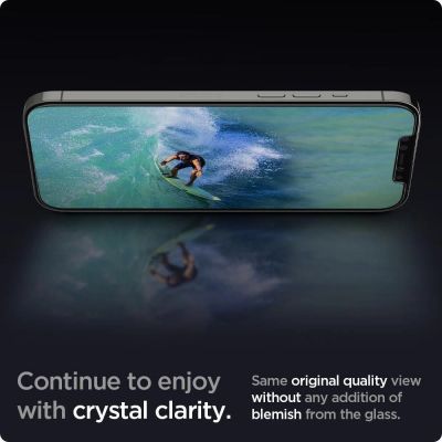 19. Szkło hartowane Spigen Glas.tR EZ Fit na iPhone 12 / iPhone 12 Pro - 2 szt.