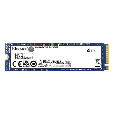 3. Kingston Technology NV3 4 TB M.2 PCI Express 4.0 NVMe 3D NAND