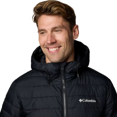 4. Columbia Powder Lite II Hooded Jacket 2086944010 Czarne L