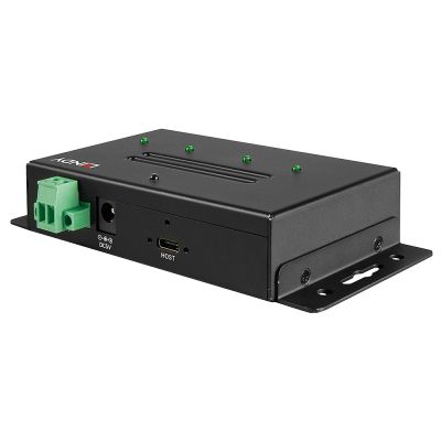 3. Lindy 43094 huby i koncentratory USB 3.2 Gen 2 (3.1 Gen 2) Type-C 10000 Mbit/s Czarny