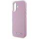6. Etui Karl Lagerfeld Saffiano Full Wrapped Elongated Metal Logo MagSafe na iPhone 16 - różowe