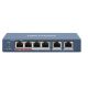 Hikvision DS-3E0106HP-E łącza sieciowe Nie zarządzany Fast Ethernet (10/100) Obsługa PoE Niebieski