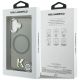 8. Etui Karl Lagerfeld IML K Head Logo MagSafe na iPhone 17 - czarne