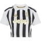 2. Koszulka damska adidas Juventus 26/27 Home Cropped Jersey biało-czarna KB8878