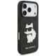 4. Etui Karl Lagerfeld Saffiano Mono Patch Choupette iPhone 18 Pro / 17 Pro - czarne