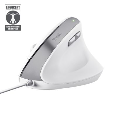 5. Mysz Trust BAYO II ERGONOMIC White