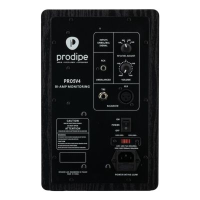 2. Prodipe Pro5 V4 2-drożny Czarny Przewodowa 75 W