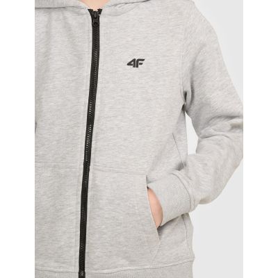 3. Bluza z kapturem rozpinana chłopięca 4F 4FJWMM00TSWSM2754-27M