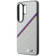6. Etui BMW Tricolor Metal Logo MagSafe na Samsung Galaxy S26 Ultra - szare