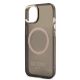6. Etui Guess Gold Outline Translucent MagSafe na iPhone 13 - czarne