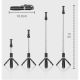 9. Selfie stick Tech-Protect L01S Bluetooth z tripodem do 70cm - czarny