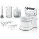 11. Mikser z misą Bosch ErgoMixx MFQ37490 (750W; biały)
