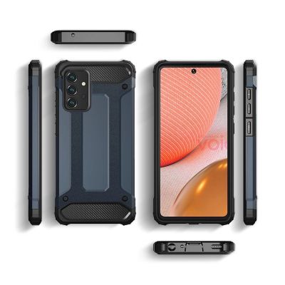 6. Pancerne hybrydowe etui Hybrid Armor pokrowiec na Samsung Galaxy A26 - niebieskie