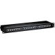 2. Patchpanel Equip CAT6 24 portów czarny 19" (1HE)