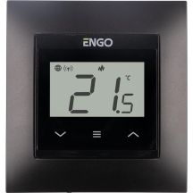 ENGO Controls E55-B - Internetowy, podtynkowy regulator temperatury do ramki 55x55, Wi-F