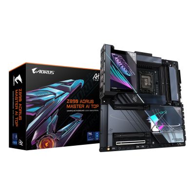 9. Płyta główna GIGABYTE Z890 AORUS MASTER AI TOP E-ATX Mainboard Sockel 1851 TB4/WIFI7