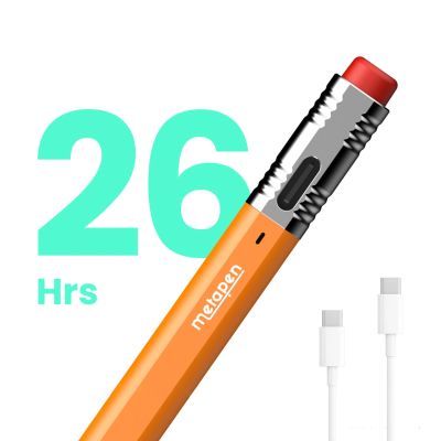 8. Rysik Metapen Pencil Air8 Pro X do iPada - pomarańczowy