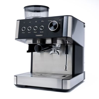 8. ELDOM EKSPRES CIŚNIENIOWY KOLBOWY ECK1 1300W 20 BAR, ZASOBNIK NA MLEKO, 6 PROGRAMÓW AUTOMATYCZNYCH, 2 PROGRAMY RECZNE