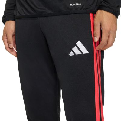 11. Spodnie męskie adidas Tiro 26 League Training czarno-czerwone JY7111
