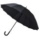 2. PARASOL DŁUGI PÓŁAUTOMATYCZNY 16 ŻEBER CZARNY SEMI LINE