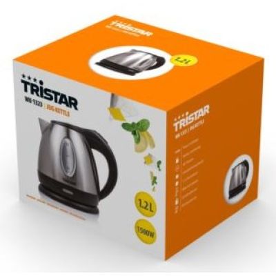 9. Tristar WK-1323 czajnik elektryczny 1,2 l 1500 W Stal nierdzewna