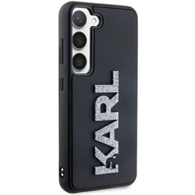 4. Etui Karl Lagerfeld 3D Rubber Glitter Logo na Samsung Galaxy S24 - czarne