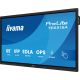 3. iiyama TE6515A-B2AG signage display Kiosk 163,8 cm (64.5") Wi-Fi 550 cd/m2 4K Ultra HD Czarny Ekran dotykowy Procesor wbudowany Android 24/7