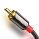 2. Kabel Ugreen AV116 10583 audio mini jack 3,5 mm (męski) / 2RCA (męski) 1.5m - czarny