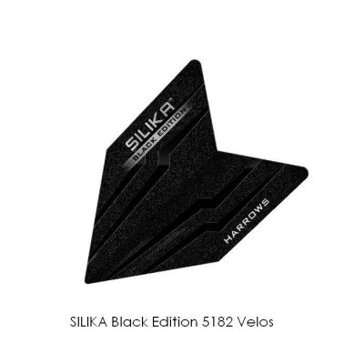 4. Piórka Harrows SILIKA Black Edition
