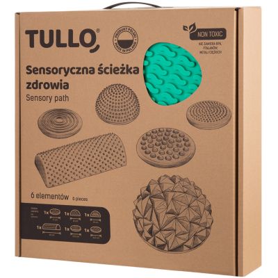 8. Zestaw sensoryczny ścieżka zdrowia 6 szt. Tullo 490
