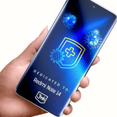 4. Folia ochronna antybakteryjna 3mk SilverProtection+ na Xiaomi Redmi Note 14 4G