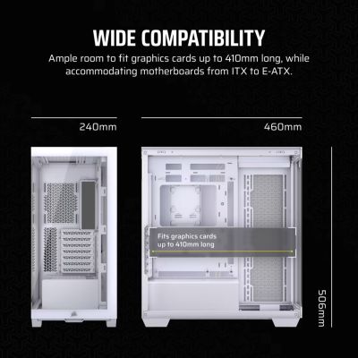 8. Obudowa Corsair 3500X RSR ARGB Tempered Glass Mid-Tower, White