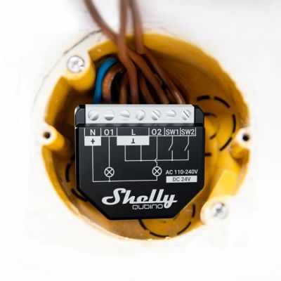 12. Dwukanałowy sterownik Z-Wave Shelly Qubino Wave 2PM