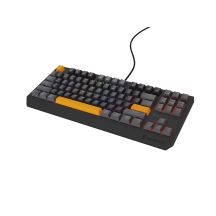 GENESIS Thor 230 TKL klawiatura Gaming USB + RF Wireless + Bluetooth QWERTY Czarny, Szary, Pomarańczowy