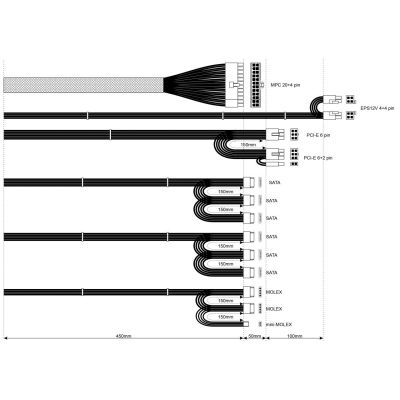 4. Zasilacz Akyga AK-U4-400 (400W) 120mm wentylator 80+