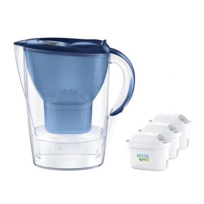 3. Dzbanek filtrujący Brita Marella+3 Maxtra Pro PP (2,4l ; niebieski)