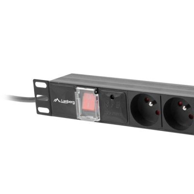 3. Listwa zasilająca Lanberg PDU-07E-0200-BK (16 A; 2m; kolor czarny)