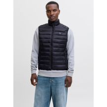 Jack&Jones męska kamizelka bezrękawnik JJEBRADLEY LIGHT BODYWARMER COLLAR NOO 12280973 BLACK